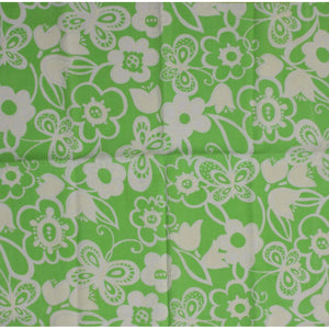 Pair of Vintage Lilly Pulitzer Tulip & Butterfly Green Table Mats