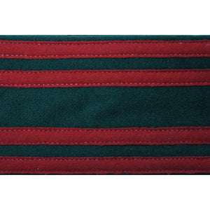 Hermes Hunter Green & Red Horse Blanket Strap