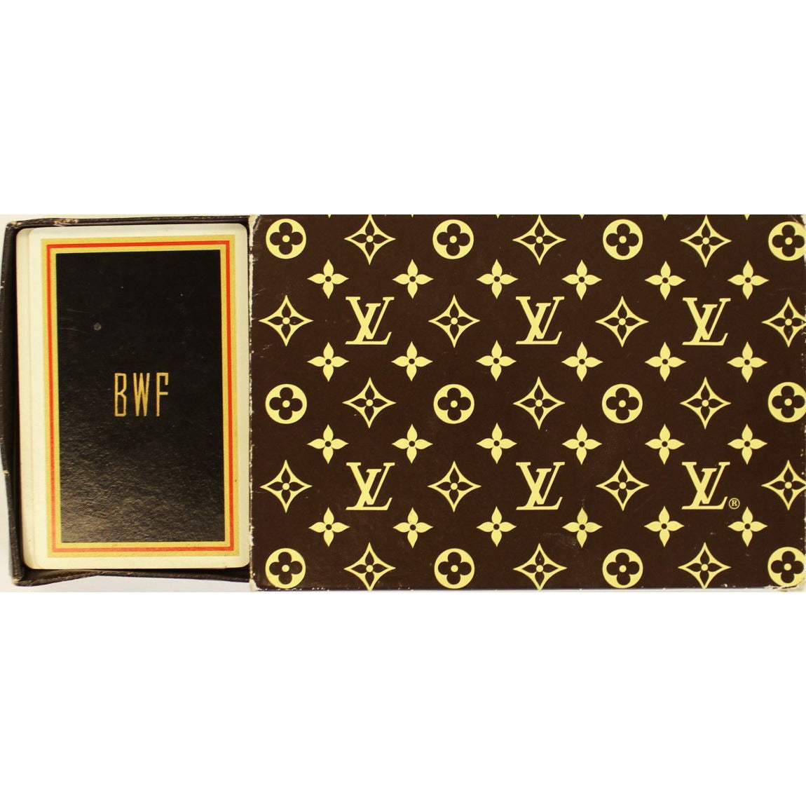 Louis Vuitton Twin Deck of "BWF" Playing Cards