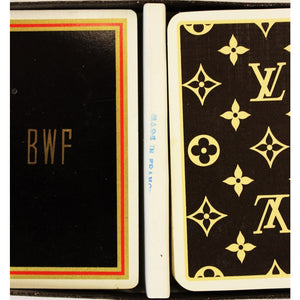 Louis Vuitton Twin Deck of "BWF" Playing Cards