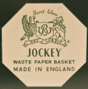 Tin 'Jockey' Octagonal Wastebasket