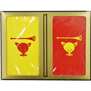 Twin Deck of Myopia Hunt Club Sealed Playing Cards with Fox & Hunting Horn Logo