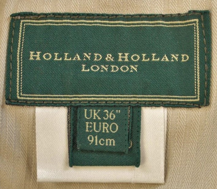 Holland & Holland Tobacco Moleskin Trousers Sz: 36"W