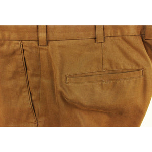 Brooks Brothers Tobacco Brushed Twill Trousers