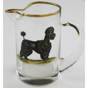 "Abercrombie & Fitch Poodle Pitcher Hand-Painted by Frank Vosmansky" (SOLD)