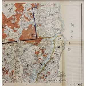 1911 No's 3 & 4 Map of The Adirondack Forest