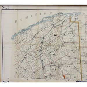 1911 No's 1 & 2 Map of the Adirondack Forest