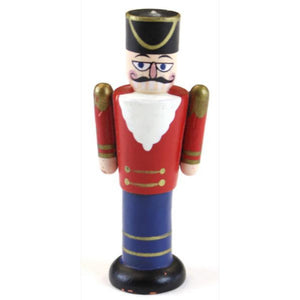 "Hand-Painted Wooden Officer Xmas Ornament"