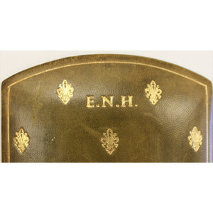 ENH & HSH Leather Folding Bookends