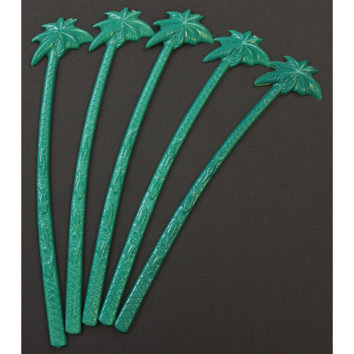 Set of 5 Condado Beach Palm Tree Swizzle Sticks