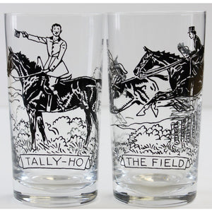 Paul Desmond Brown Tally Ho & The Field Highball Glasses