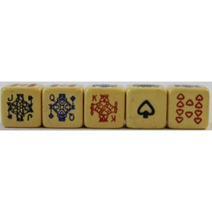 "Abercrombie & Fitch Pigskin Leather Dice Set Made In England"