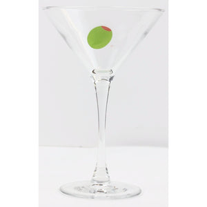 Olive Martini Glass