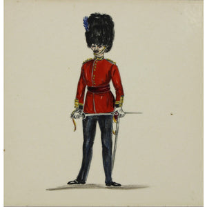 Pilkington English Grenadier Guard Porcelain Tile