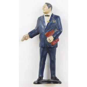 Gilbert Plastic Figurine of "M" James Bond's Brilliant Boss