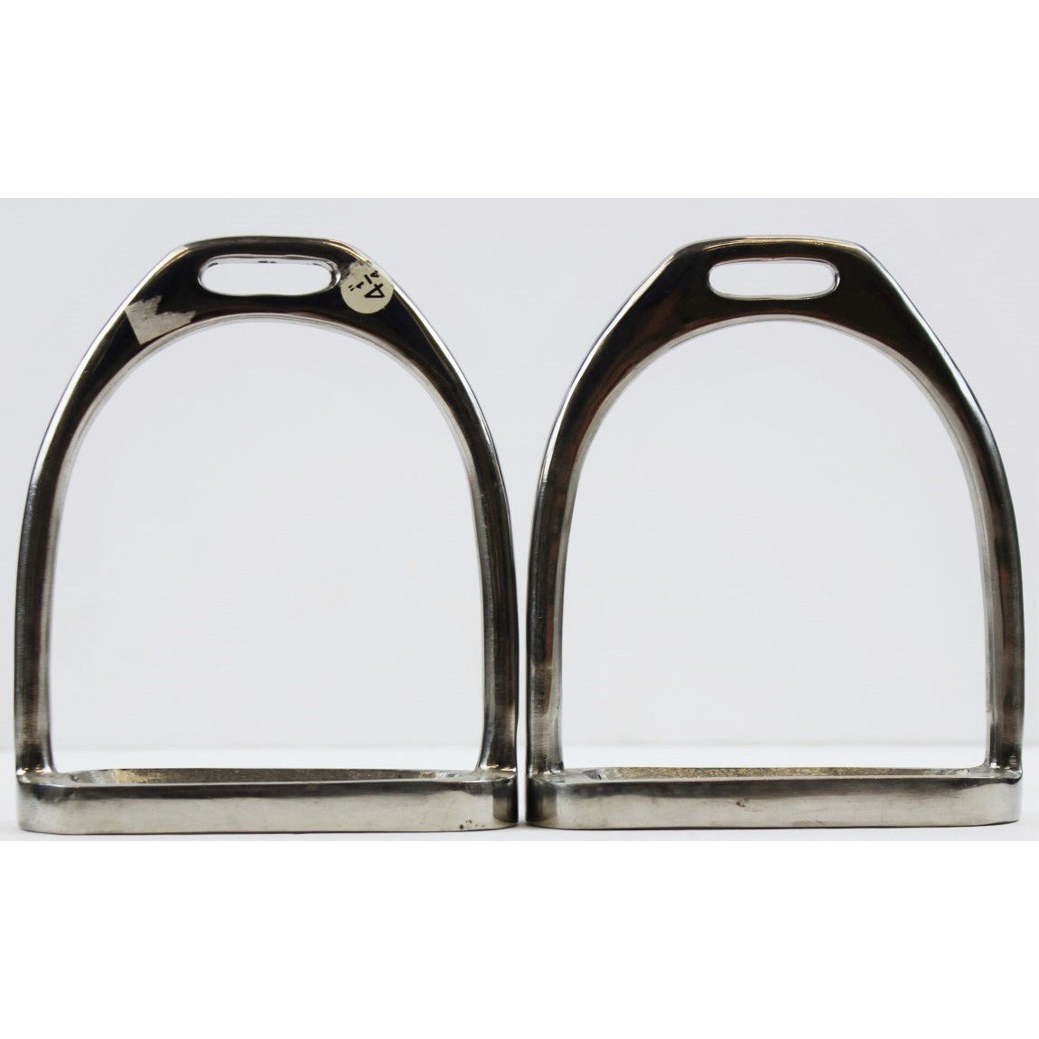 Pair of Silver Horse 4 1/4" Stirrups