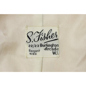 S Fisher 22/ 23 Burlington Arcade (6) Button Pearl Grey Waistcoat