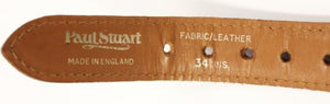 'Paul Stuart Green Surcingle Belt' Sz: 34"W