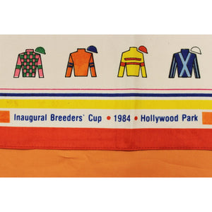 Inaugural Breeders' Cup Hollywood Park 1984 Jockey Silks Scarf