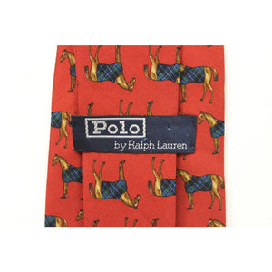 Polo RL Horse Blanket Print Tie