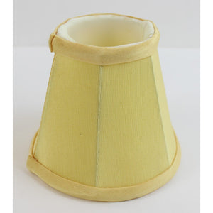 Plaster Foxhunter Lamp w/ Yellow Silk Shade