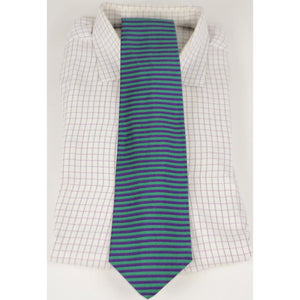 Brooks Brothers Green/Purple Horizontal Stripe Tie