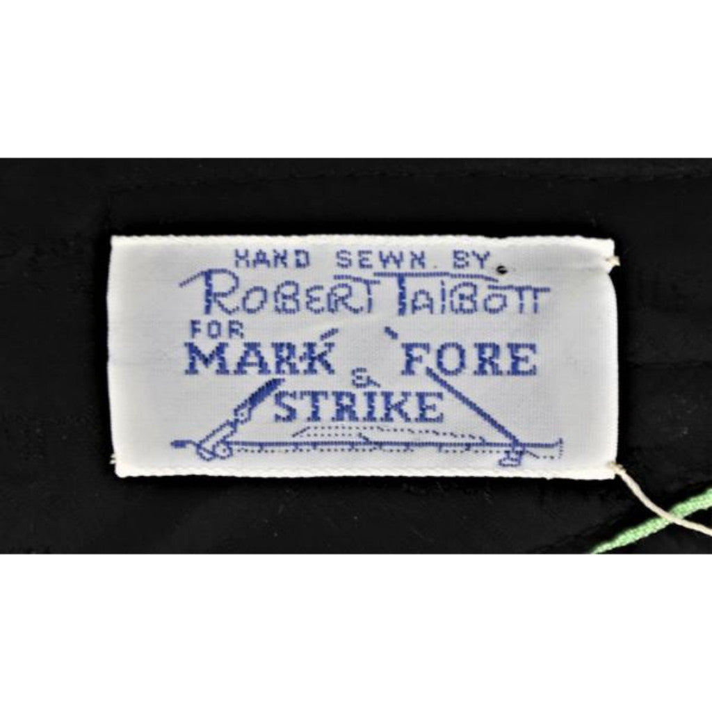 "Robert Talbott x Mark Fore & Strike Faux Lime Cravat 'Bib' w/ Velcro