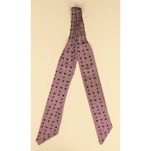 Turnbull & Asser Made in England Silk Lavender 'Tophat' Ascot