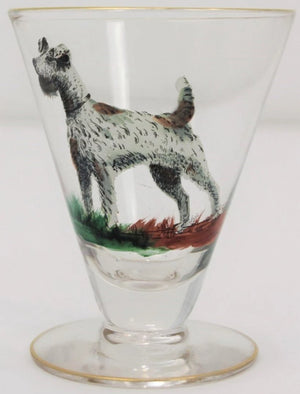 Set of 4 Sporting Dog Cordial Glasses