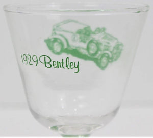 Set of 4 1929 Bentley Sherry Glasses