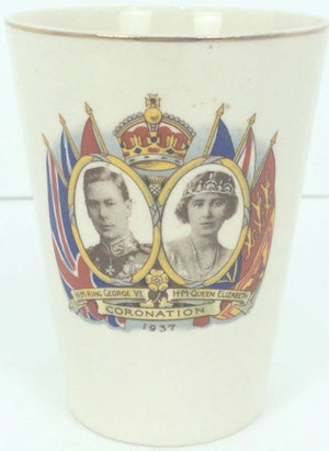 1937 English Coronation Porcelain Cup