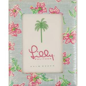 Lilly Pulitzer Floral Fabric Photo Frame