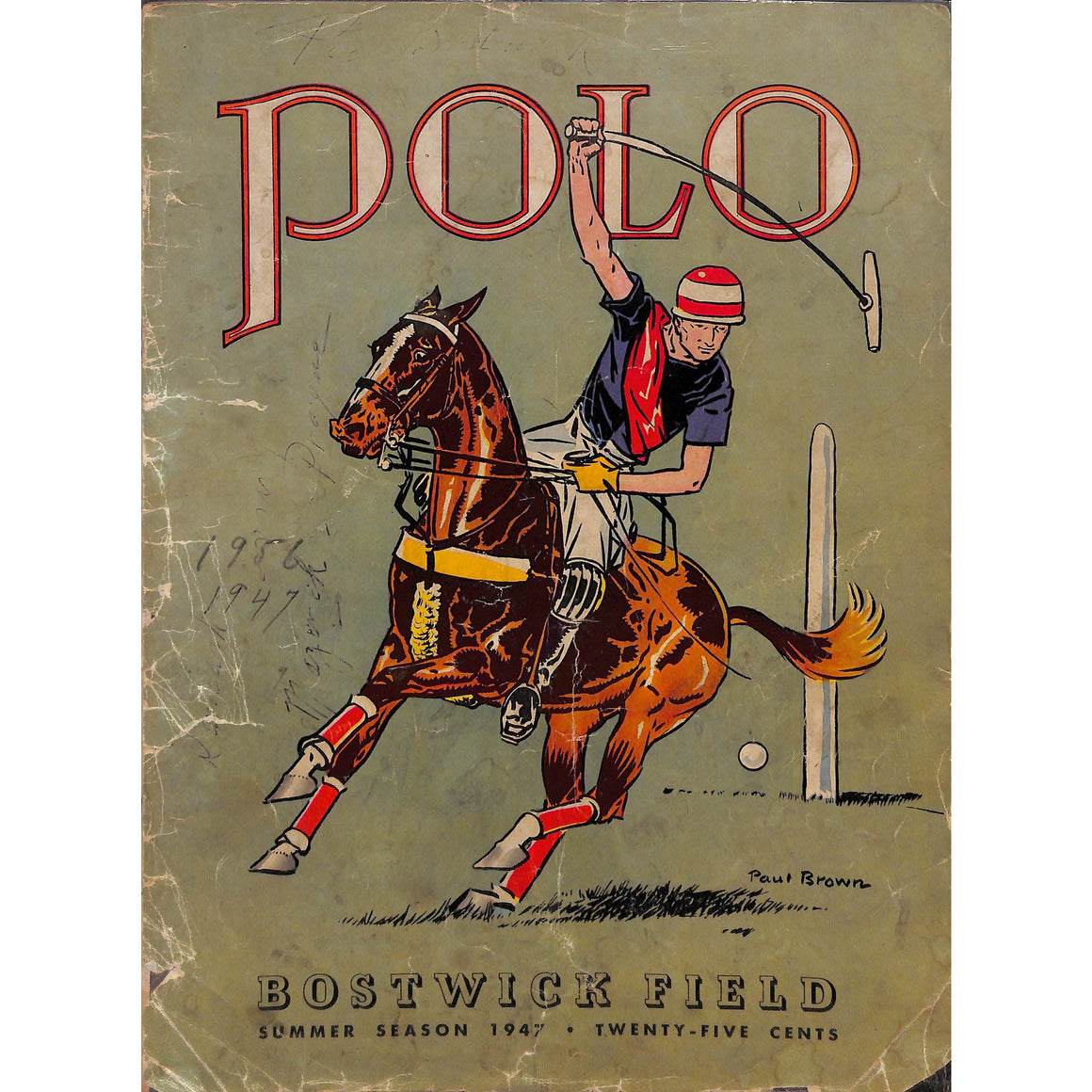 Polo Bostwick Field Summer Season 1947