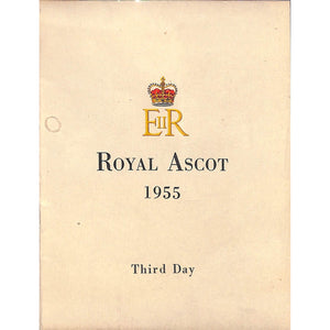 Royal Ascot 1955 Official Programme
