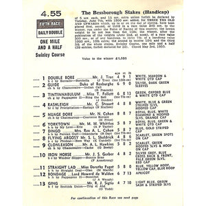 Royal Ascot 1955 Official Programme
