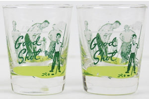 Set of 3 Golfer 19th Hole 1oz Good Shot Glasses