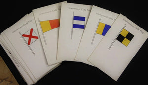 Hill Memorizer International Code Flags and Intl Morse Code 40 Cards