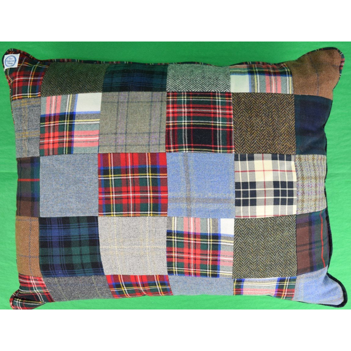 boudin de porte patchwork textiles recyclés - Patchwork personnalisé boudin de porte patchwork textiles recyclés - Patchwork personnalisé