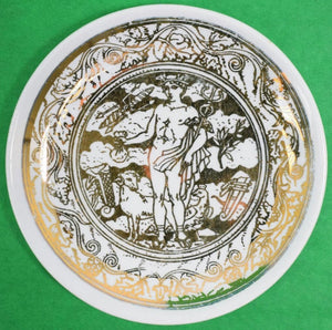 Stacking Set of 8 Fornasetti Mitologia Boxed Coasters