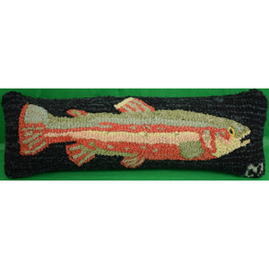 Trout Stitched Pillow
