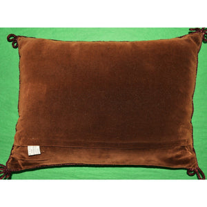 English Huntsman Needlepoint Pillow