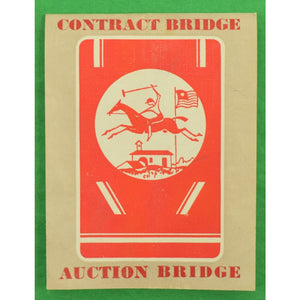 Twin Deck of Polo Player Contract Bridge Cards