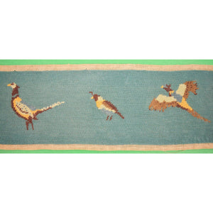 3 Pheasant Hand-Needlepoint Runners