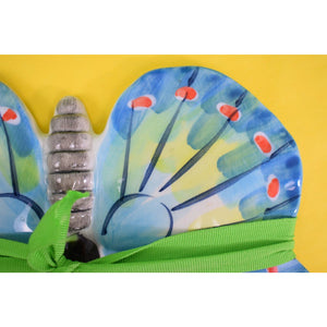 Ceramic Hand-Painted Tropical Butterfly