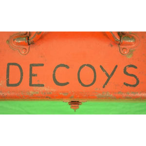 "Hand-Painted Northern Pike Fish 'Decoys' Metal Cantilevered c1957 Tackle Box"