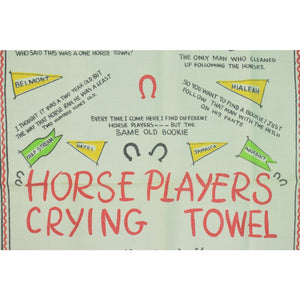 Horse Players Crying Towel