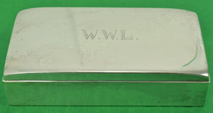 Poole Sterling Engraved W.W.L. Cigarette Case