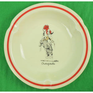 "Pair of Abercrombie & Fitch 'Fox-Hunter' Limoges Ashtrays" (SOLD)
