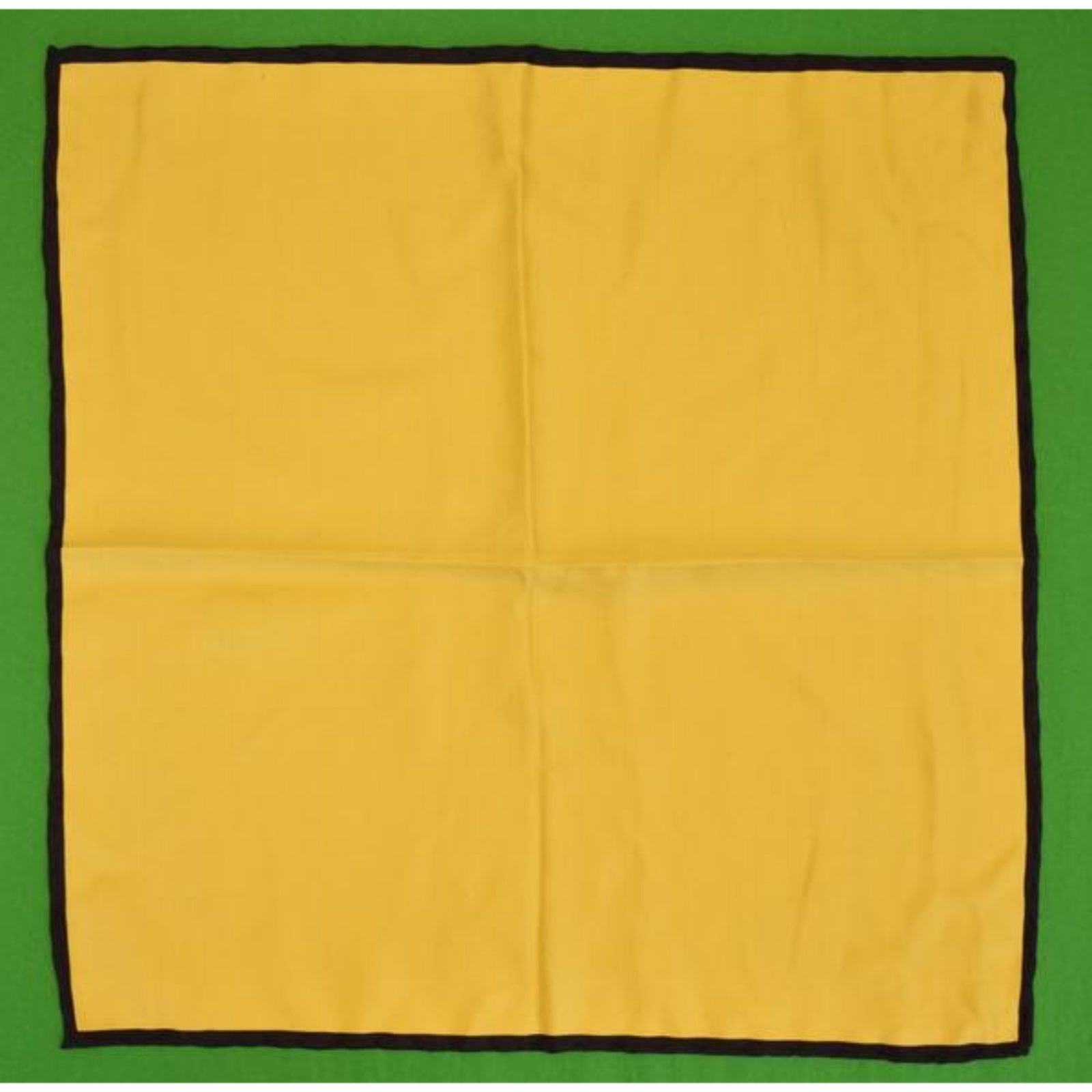 Brown Herringbone with Sky Border Silk Pocket Square main image 0