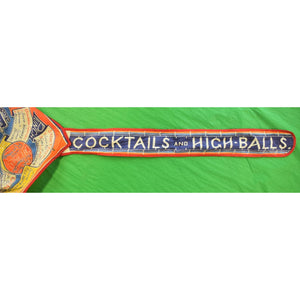 Cocktails Recipes and High-Balls Multicolor Cotton Bartender's Apron